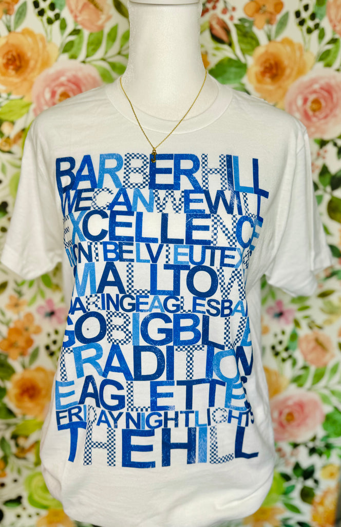 Blue and Check Barbers Hill