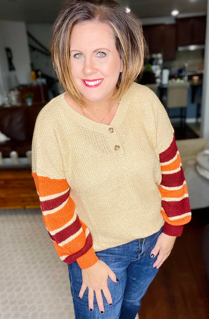Striped fall Sweater