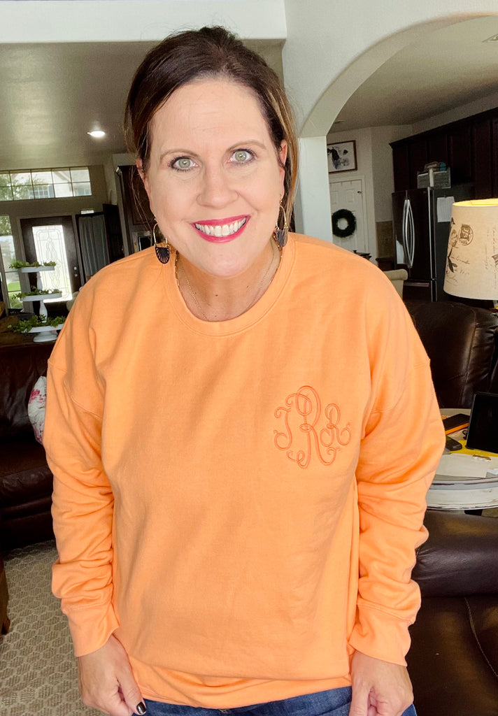 Monogrammed Sweatshirt Tultex