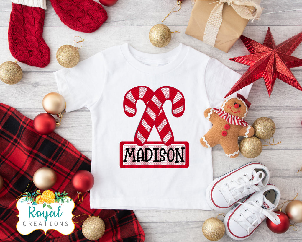 Candy Cane shirt - Personalized