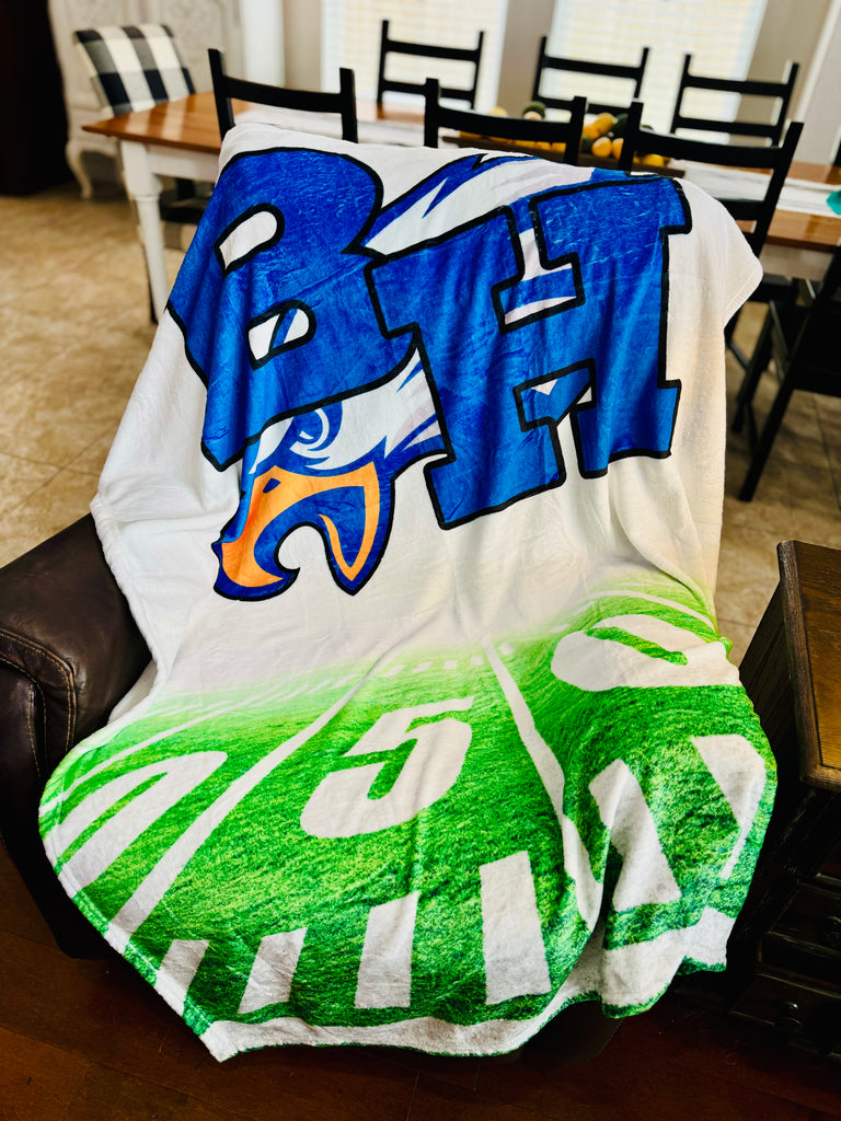 Barbers Hill Football Blanket
