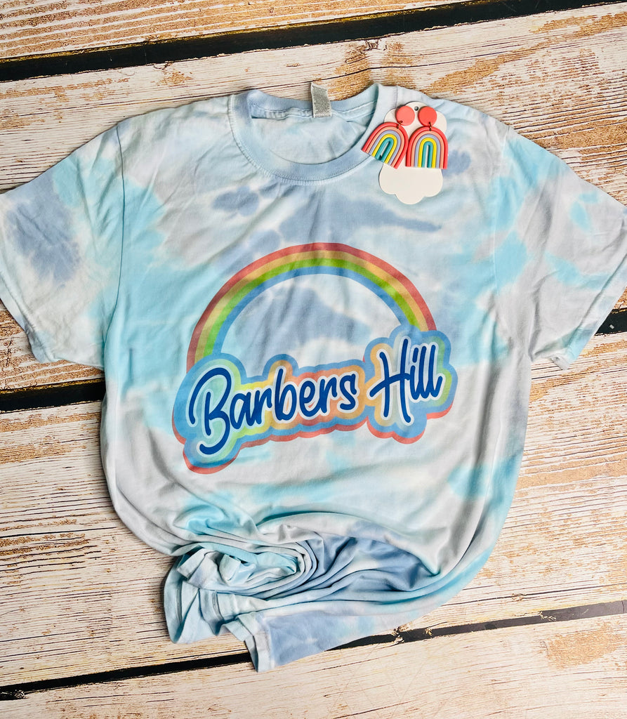 Barbers Hill Rainbow Tie-Dye Tee