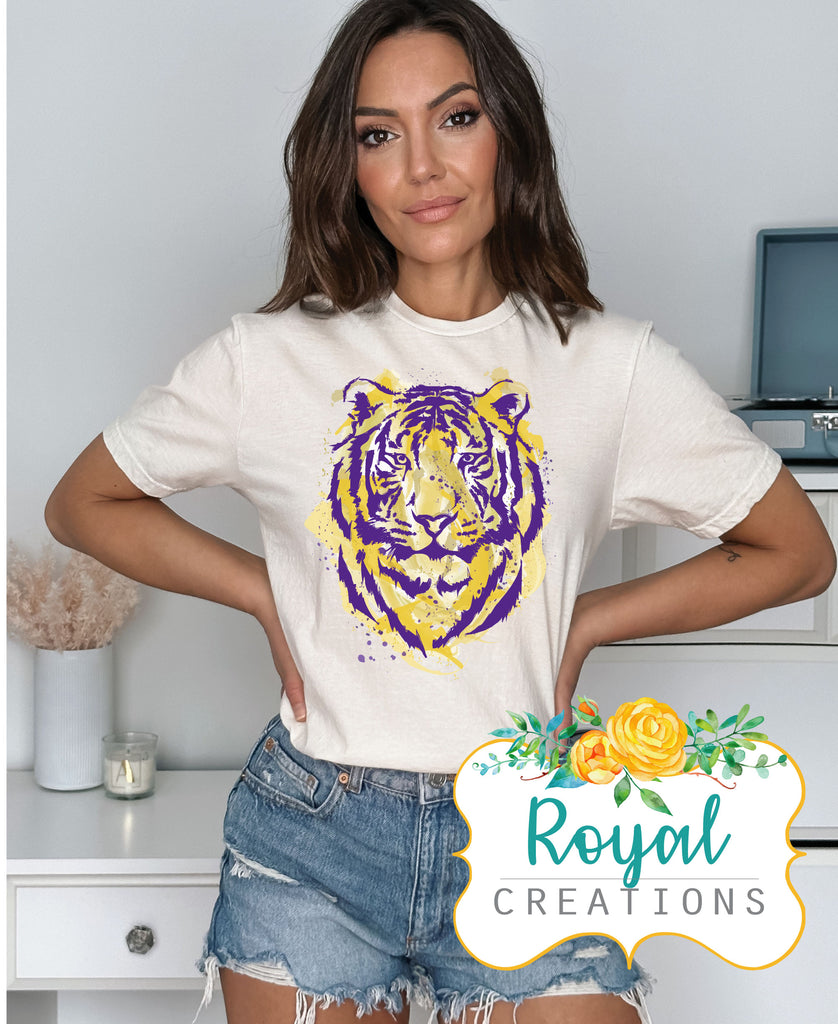 Purple and Gold T-Tiger T-SHirt