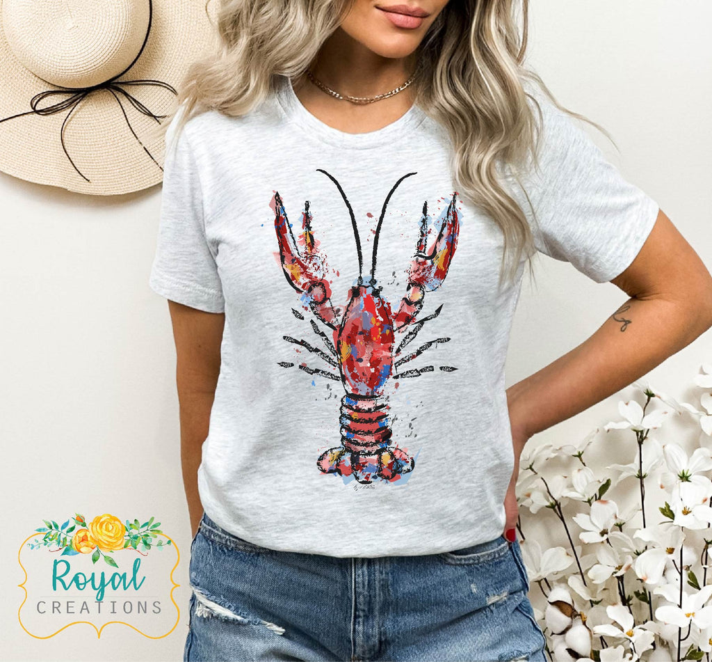 Watercolor Crawfish T-Shirt