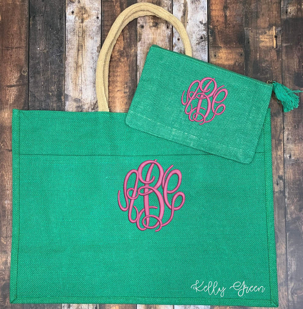 Jute Tote Bag - Personalized (Listing is for the tote only)