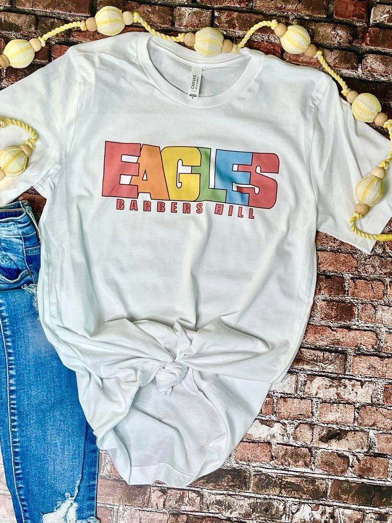 Colorful Eagles Tee