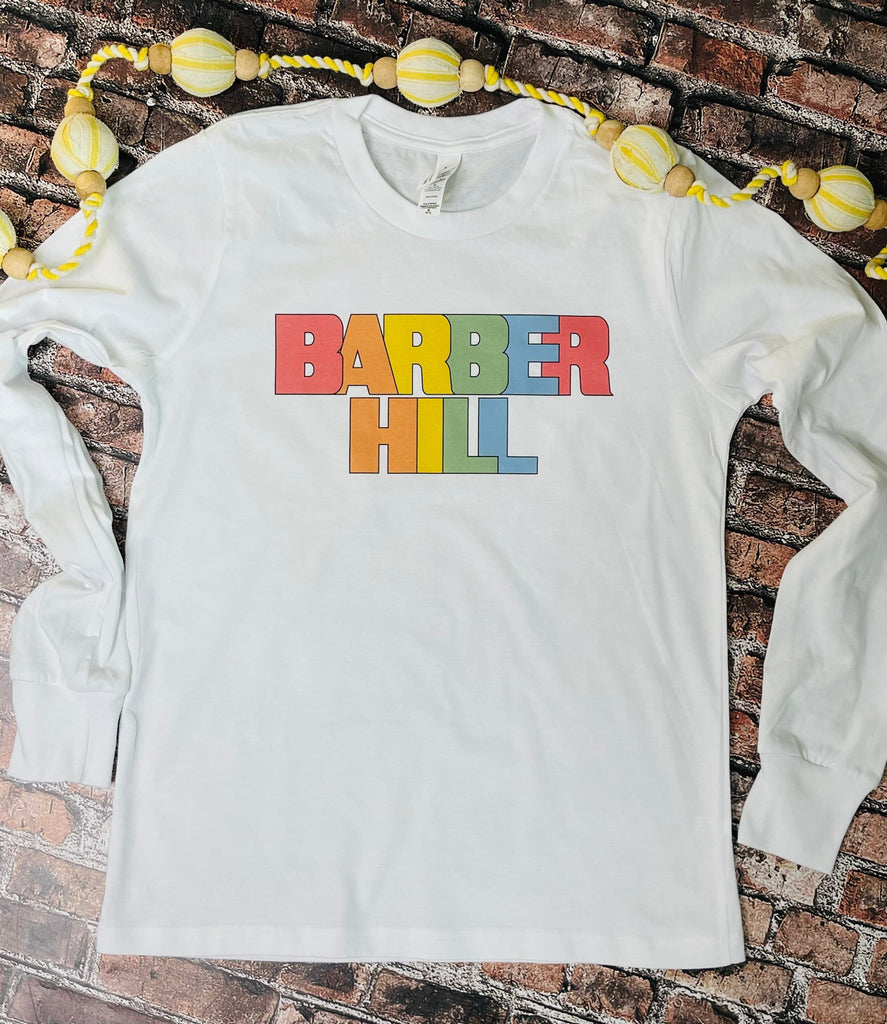 Colorful Barber Hill Long Sleeved Tee