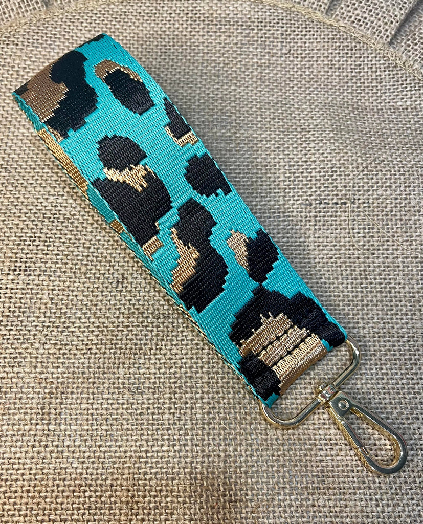 Blue, Black, & Gold Wristlet Strap