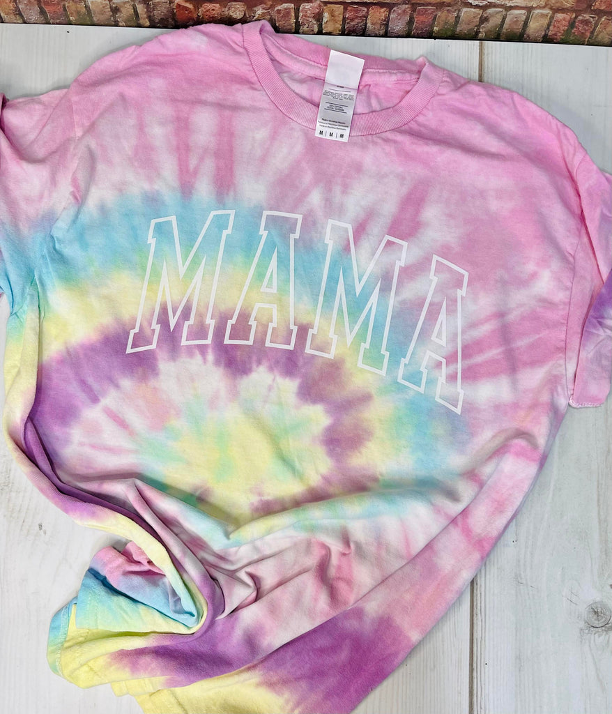 Spring Tie-Dye Mama Tee