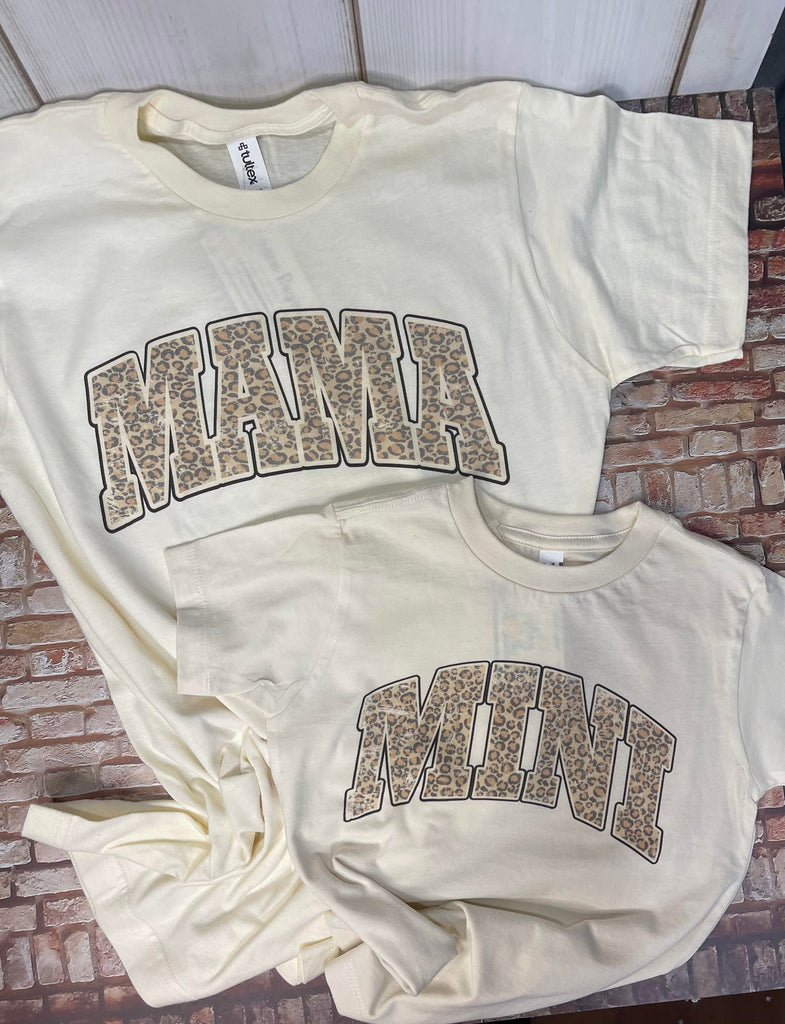 Leopard Mama & Mini Tee - Mama