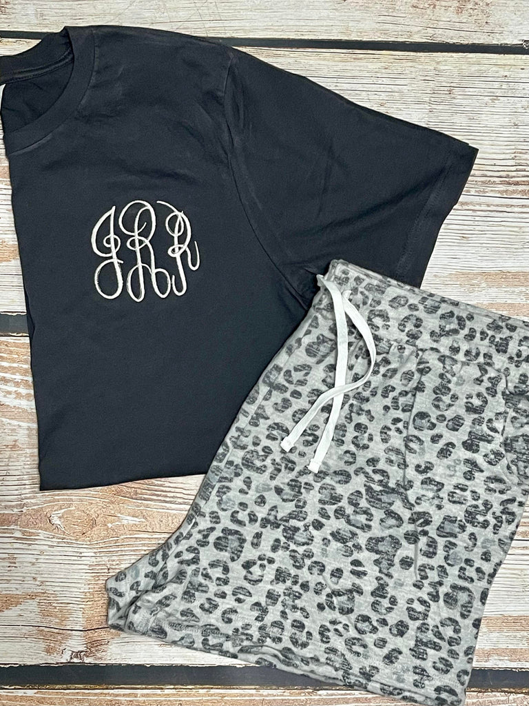 Leopard Short Loungewear Set