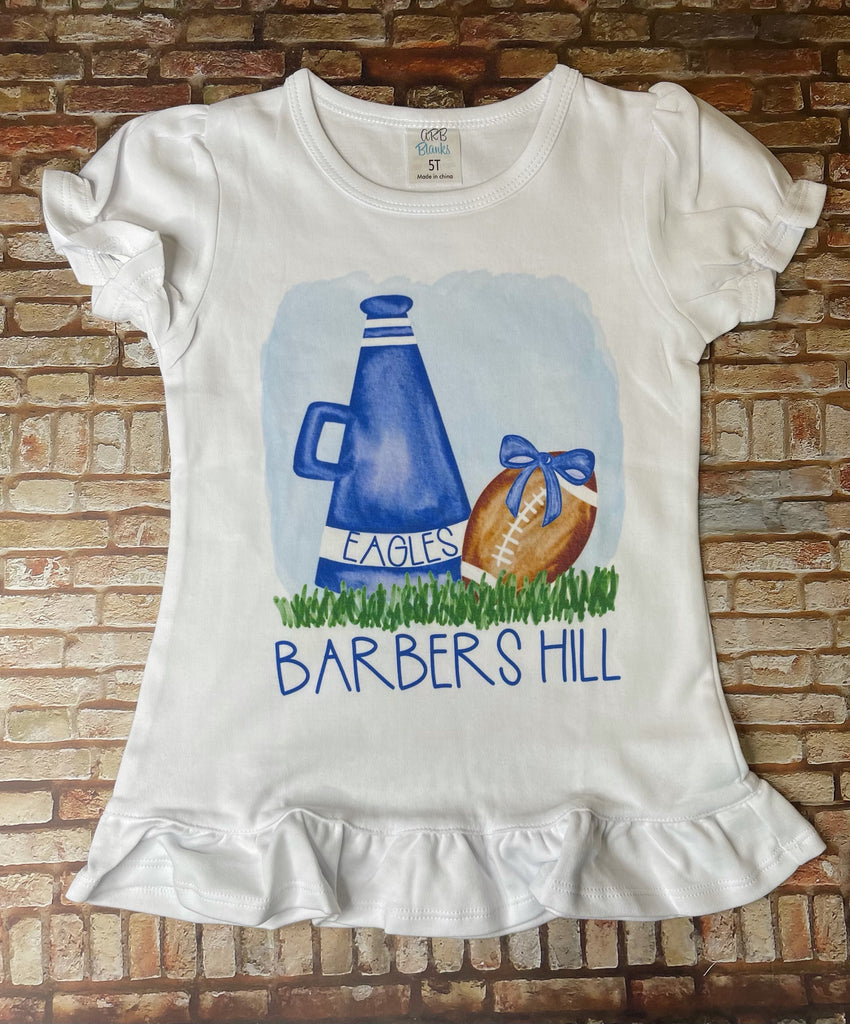 Barbers Hill CHEER Watercolor Youth Shirt