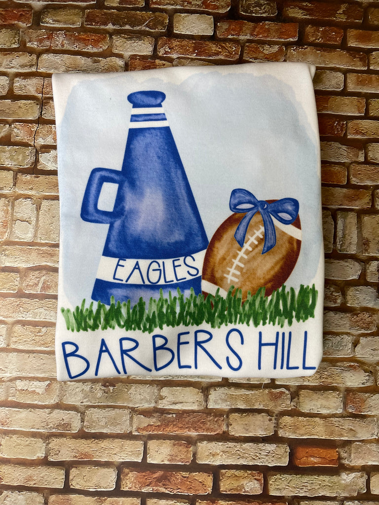 Barbers Hill CHEER Watercolor Youth Shirt