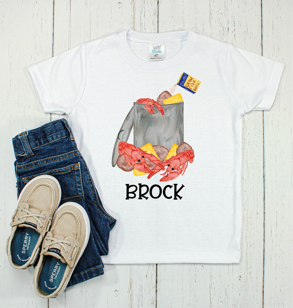 Crawfish Pot T-Shirt - Personalized