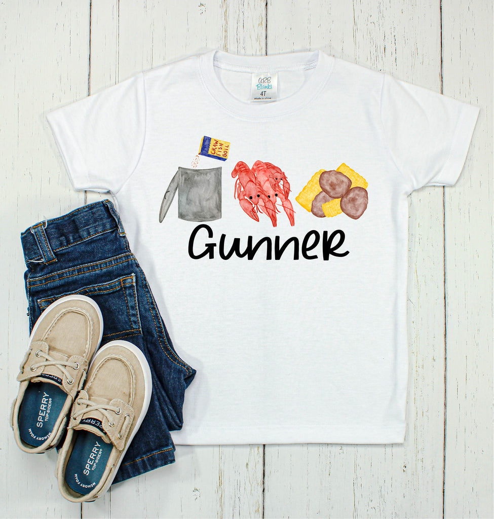 Crawfish Trio T-Shirt - Personalized