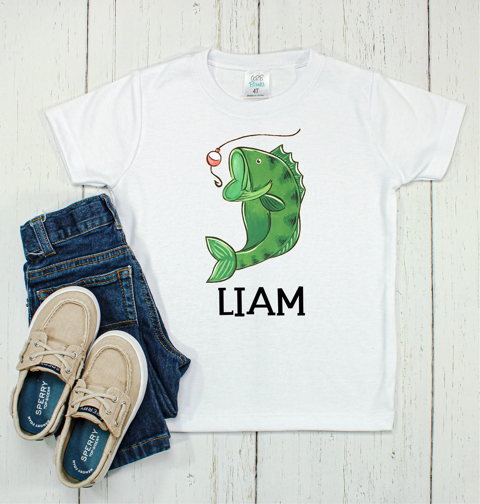 Bass Fish T-Shirt - Personalized